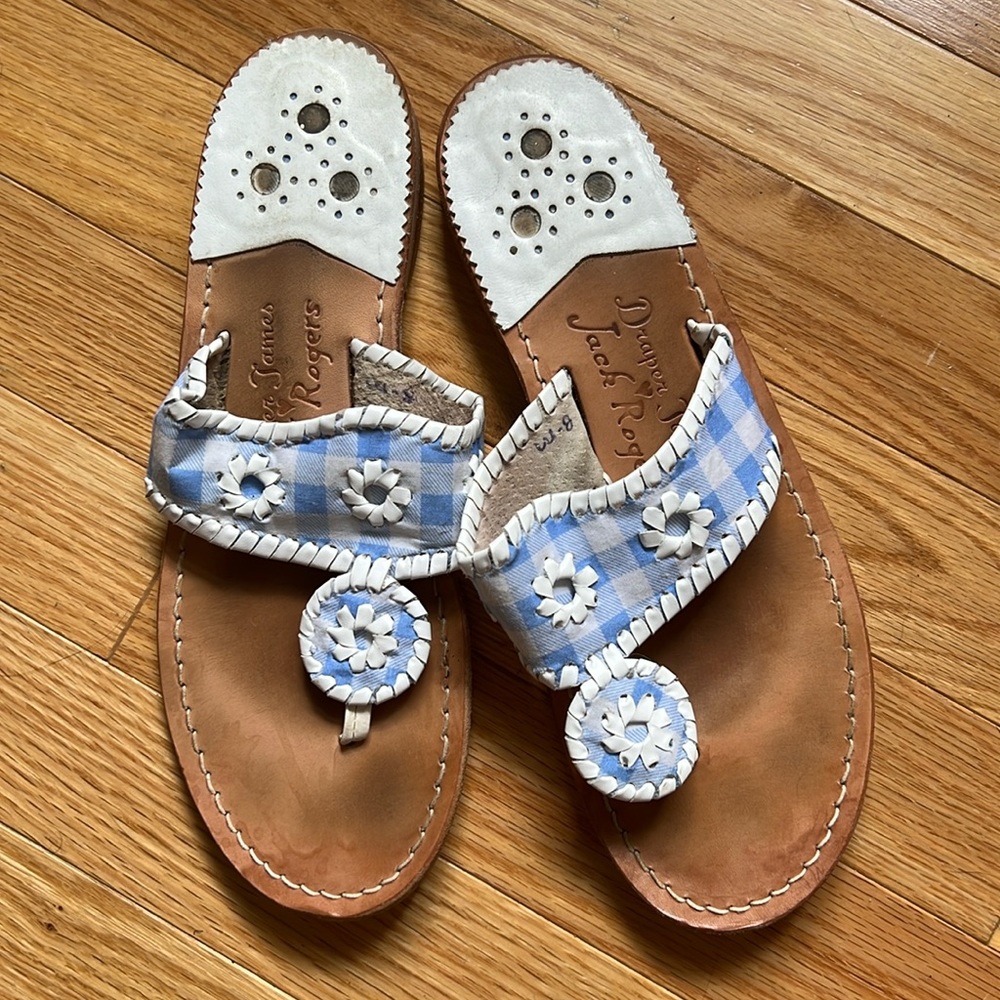 Htf/Rare Draper James X Jack Rogers Original Jacks In… - Gem